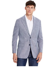 Tommy Hilfiger Mens Modern fit Sport Coat Blazer 40 R Light Heather Blue