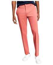 Tommy Hilfiger Mens Modern fit Dress Pants 32 / 30 Light Red Solid Stretch