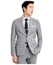 Hugo Boss Mens Modern fit Suit Jacket Blazer 46 R Grey Solid Stretch