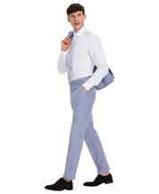 Tommy Hilfiger Mens Modern fit Dress Pants 33 / 32 Light Blue Solid Stretch