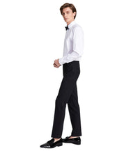 Bar Iii Mens Slim fit Tuxedo Pants 36 / 34 Black Solid Stretch