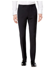 Bar Iii Mens Slim fit Dress Pants 30 / 29 Black Solid Stretch