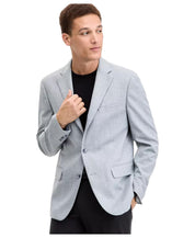 Tommy Hilfiger Mens Modern fit Suit Jacket Blazer 40 S Light Grey Herringbone Stretch