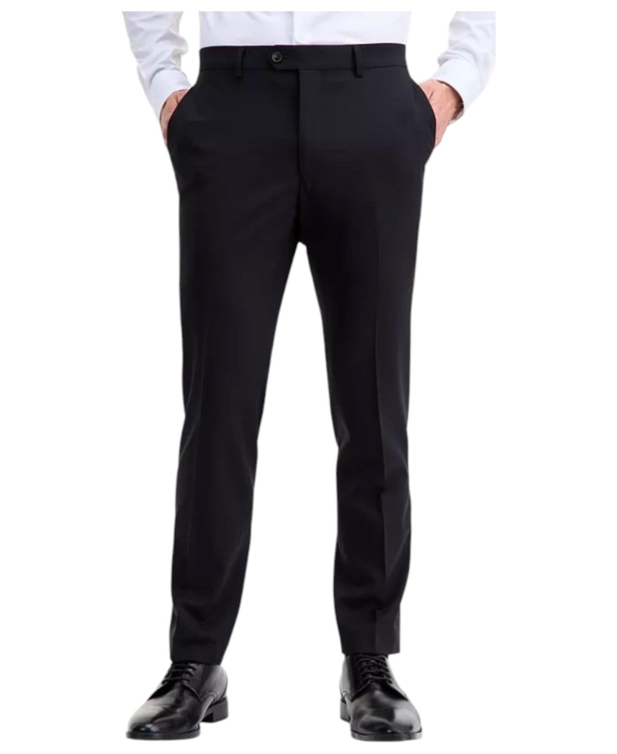 Ted Baker Mens Modern fit Dress Pants 32 / 32 Black Solid