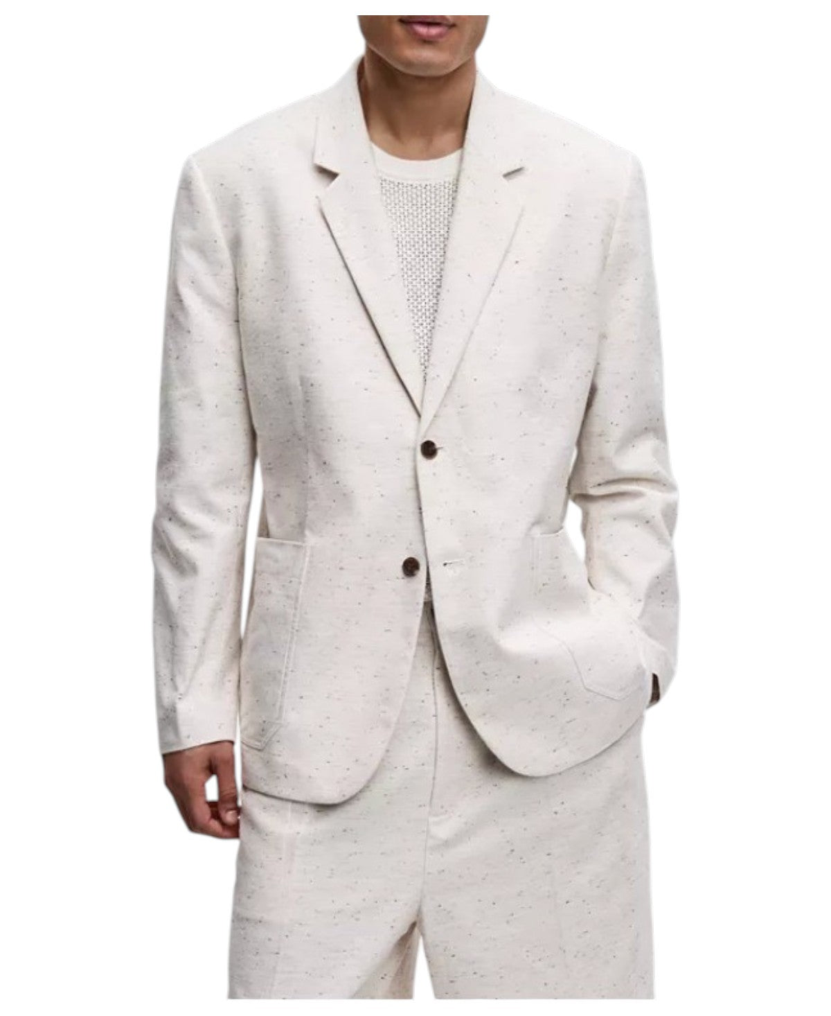 Mode of One Mens Relaxed fit Sport Coat Blazer XXL Beige Solid