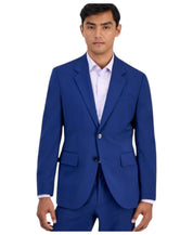 Hugo Boss Mens Modern fit Suit Jacket Blazer 48 R Blue Solid Stretch