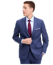 Tommy Hilfiger Mens Modern fit Suit Jacket Blazer 42 S Navy Blue Solid Stretch