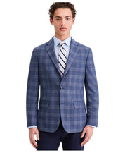 Tommy Hilfiger Mens Modern fit Sport Coat Blazer 42 S Multi Blue Plaid