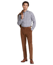 Tommy Hilfiger Mens Modern fit Dress Corduroy Pants 40 / 32 Brown Solid
