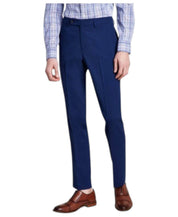 DKNY Mens Slim fit Dress Pants 32 / 30 Navy Blue Solid