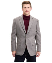 Tommy Hilfiger Mens Modern fit Sport Coat Blazer 48 R Beige Geometric Wool