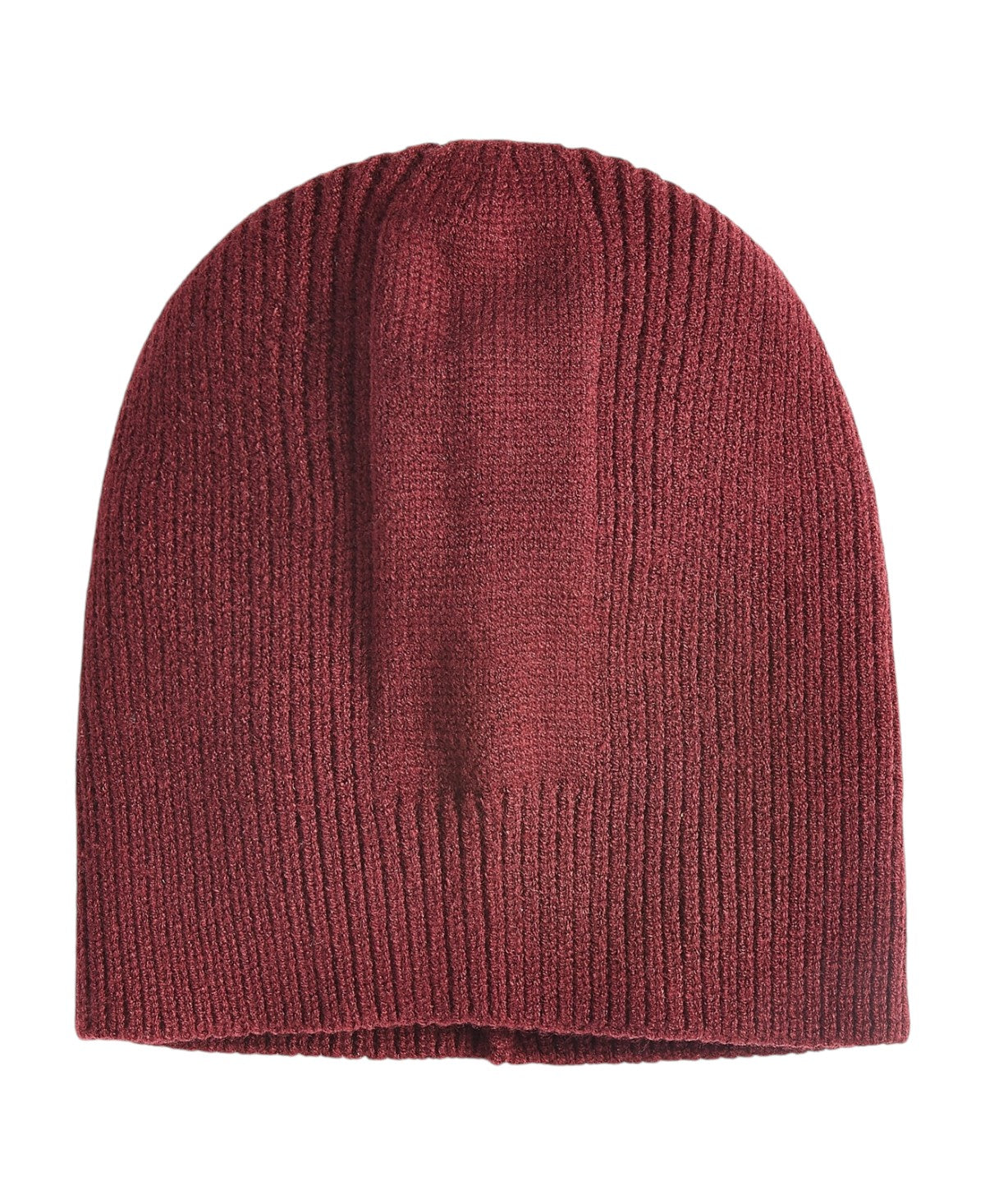 Alfani Mens Dressy Solid Ribbed Knit Beanie Red
