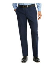 Tommy Hilfiger Mens Regular fit Dress Pants 36 / 30 Navy Blue Plaid Stretch