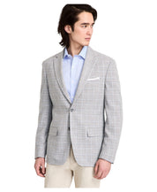 Tommy Hilfiger Mens Modern fit Sport Coat Blazer 46 L Light Gray Plaid