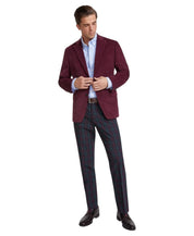 Tommy Hilfiger Mens Modern fit Corduroy Sport Coat Blazer 46 R Burgundy Red
