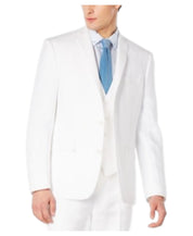 Bar Iii Mens Slim fit Suit Jacket Blazer 42 S White Solid
