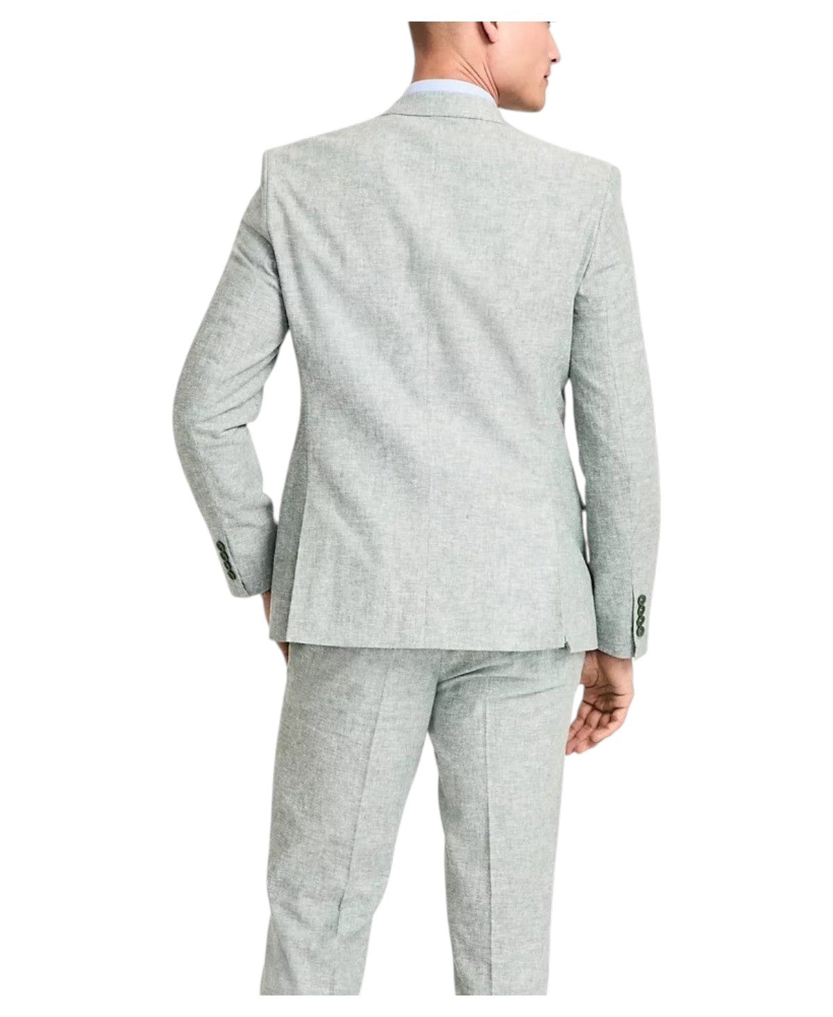 Bar Iii Mens Slim fit Suit Jacket Blazer 38 L Sage Green Solid