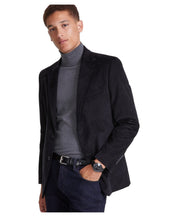 Nautica Mens Modern fit Corduroy Sport Coat Blazer 42 R Black Solid