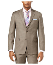 Tommy Hilfiger Mens Modern fit Suit Jacket Blazer 38 S Beige Solid