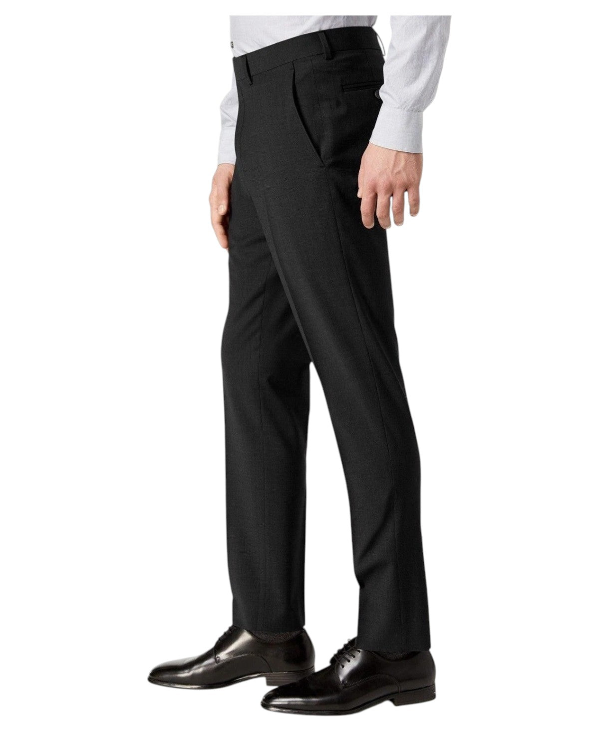 Bar Iii Mens Slim fit Dress Pants 33 / 32 Black Solid