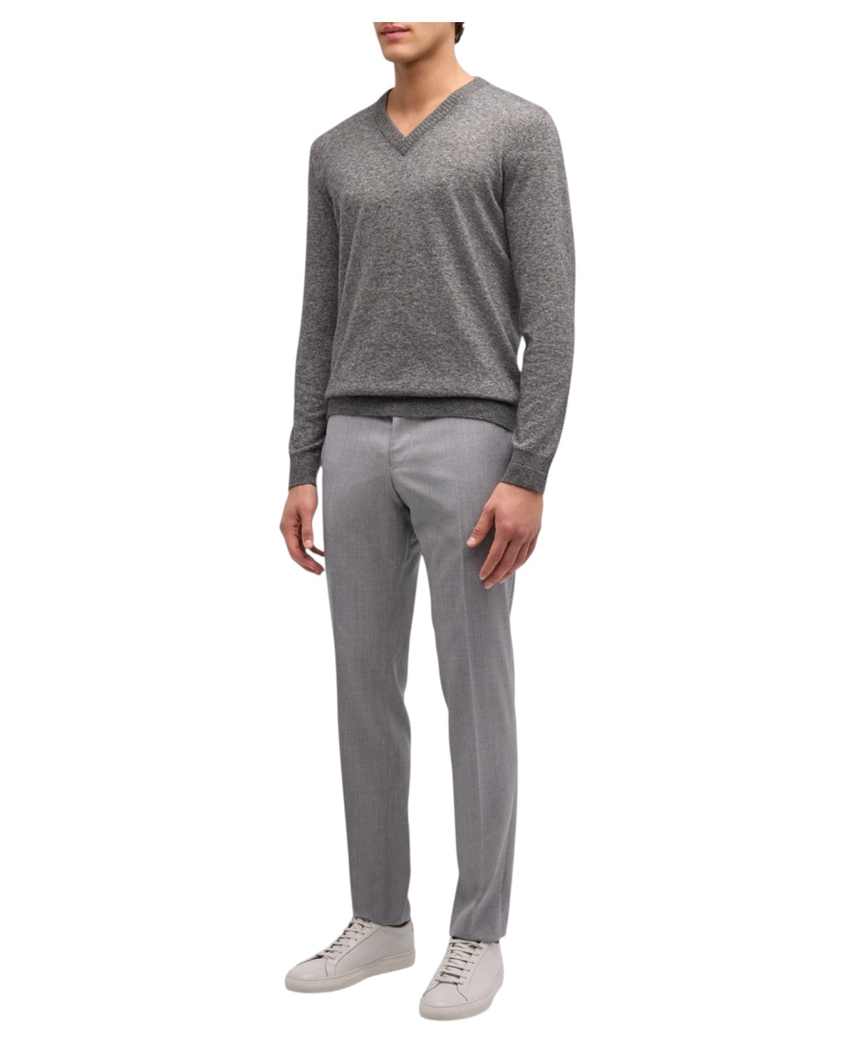 Hugo Mens Slim fit Dress Pants 32 / 30 Light Grey Solid
