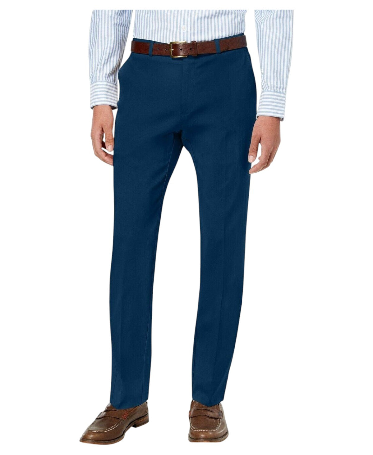 Tommy Hilfiger Mens Modern fit Dress Pants 34 / 29 Navy Blue Solid
