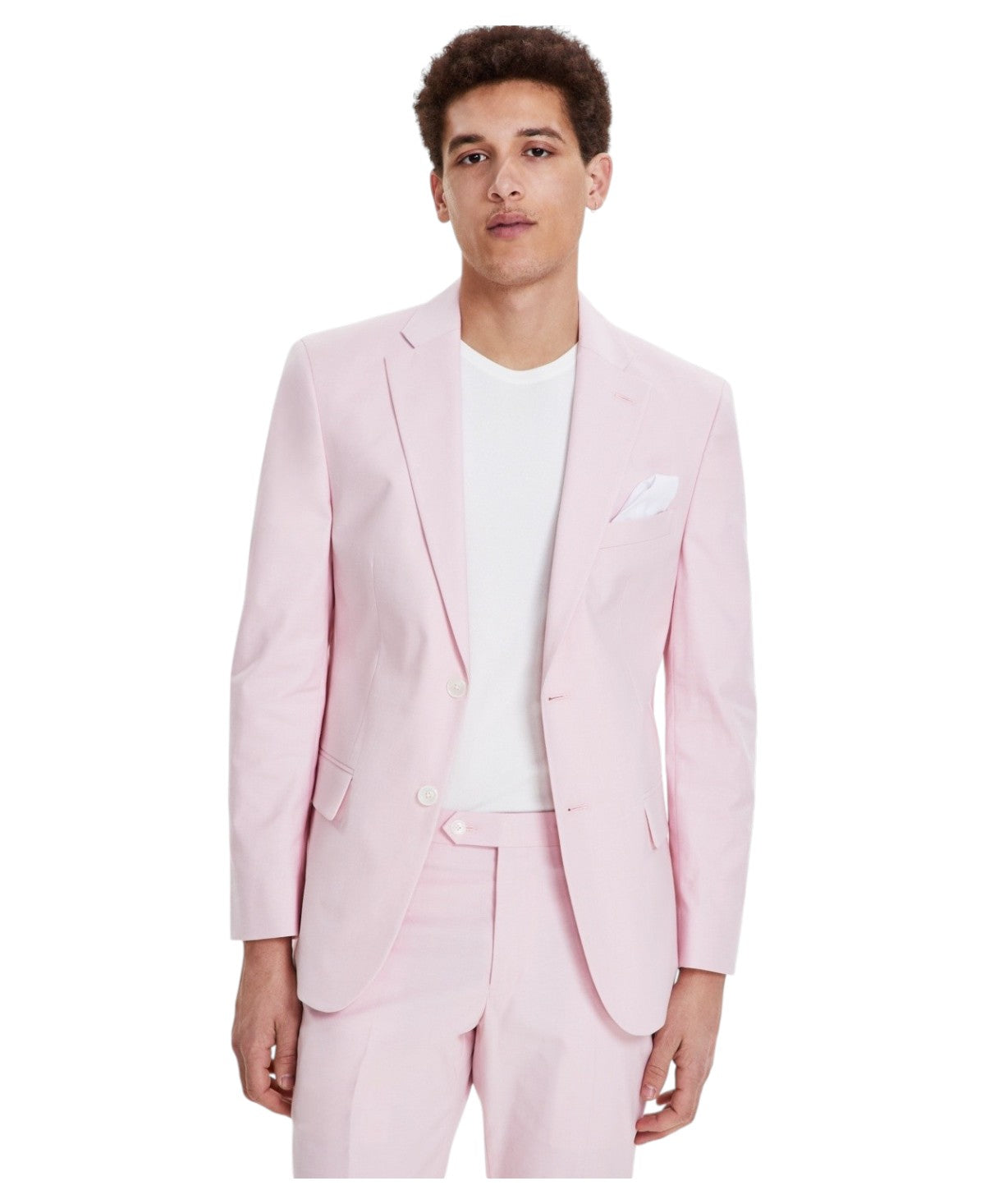 Tommy Hilfiger Mens Modern fit Suit Jacket Blazer 40 R Pink Solid
