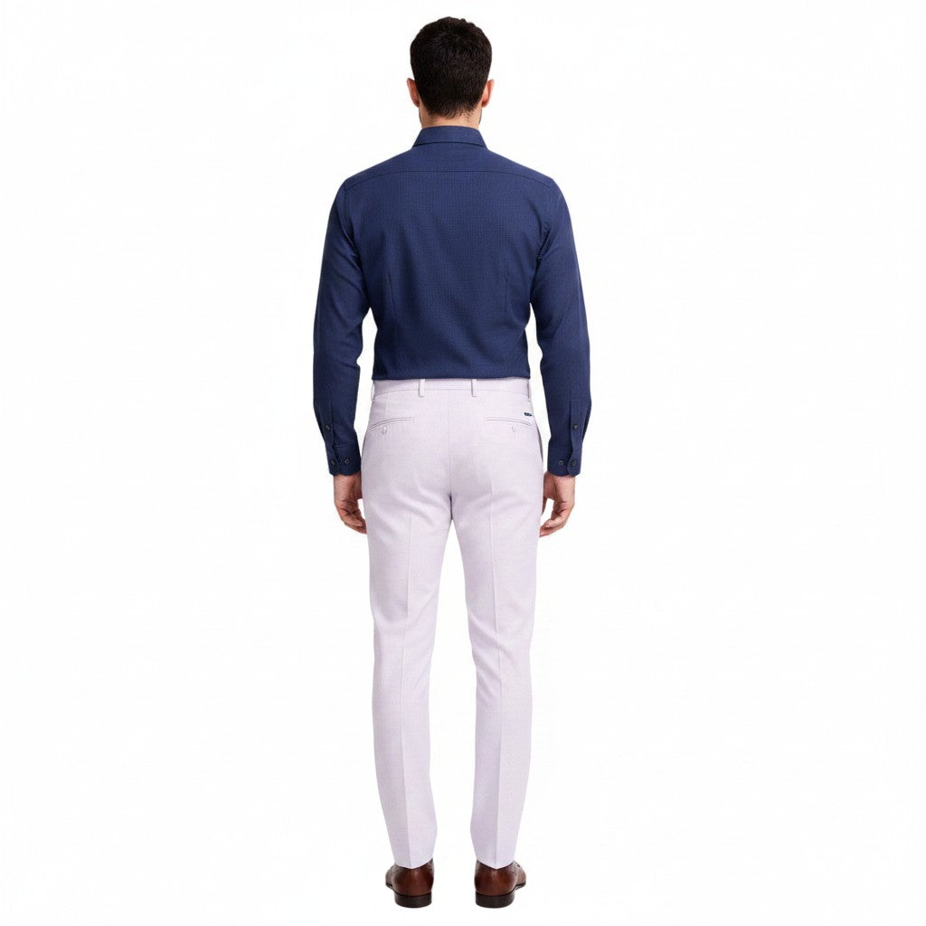 Bar Iii Mens Slim fit Dress Pants 30 / 32 Lilac Purple Solid Linen
