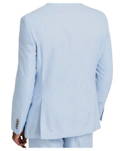 Tayion Mens Regular fit Suit Jacket Blazer 40 S Light Blue Solid