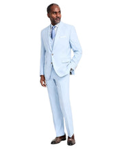 Tayion Mens Regular fit Suit Jacket Blazer 40 S Light Blue Solid