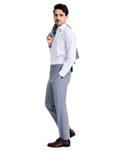 Brooks Brothers Mens Classic fit Dress Pants 34 / 32 MId Blue Solid