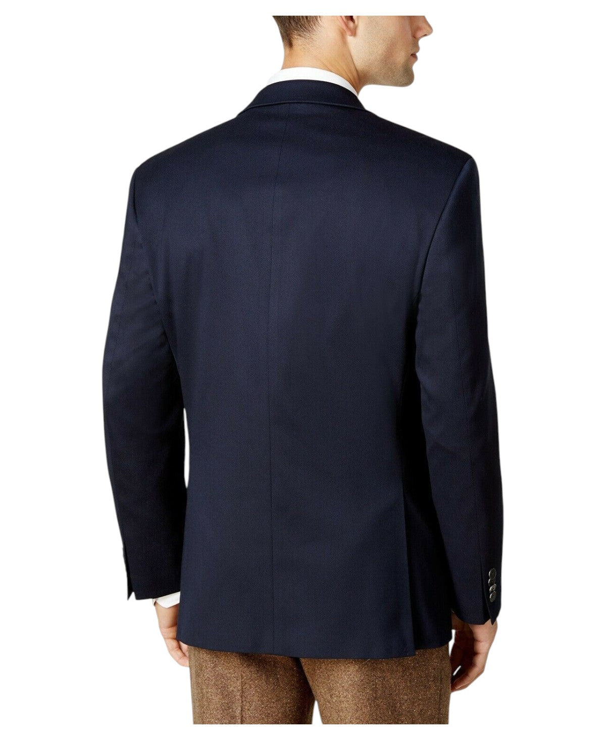 Michael Kors Mens Modern fit Sport Coat Blazer 48 L Navy Blue Solid