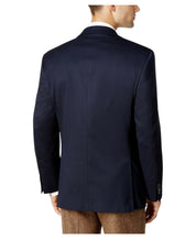 Michael Kors Mens Modern fit Sport Coat Blazer 48 L Navy Blue Solid