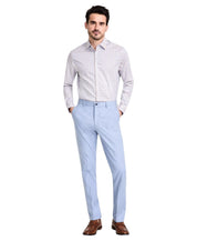 Michael Kors Mens Classic-Fit Cotton-Blend Pale Blue 38x29