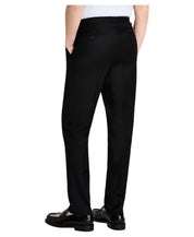 Calvin Klein Mens Slim fit Wool Dress Pants 40 / 32 Black Solid