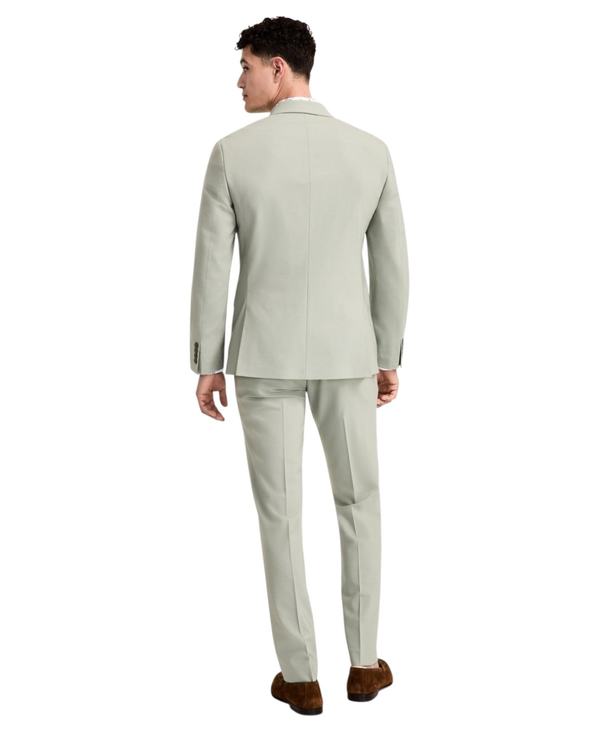 Bar Iii Mens Slim fit Sport Coat Blazer 36 R Light Green Solid Stretch Wool