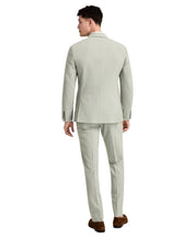 Bar Iii Mens Slim fit Suit Jacket Blazer 38 L Sage Green Solid Stretch Wool