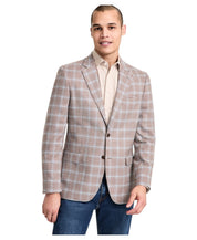 Nautica Mens Modern fit Sport Coat Blazer 36 S Beige Plaid
