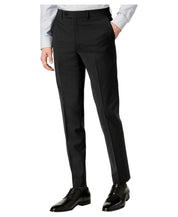 Calvin Klein Mens Skinny fit Dress Pants 38 / 32 Black Solid