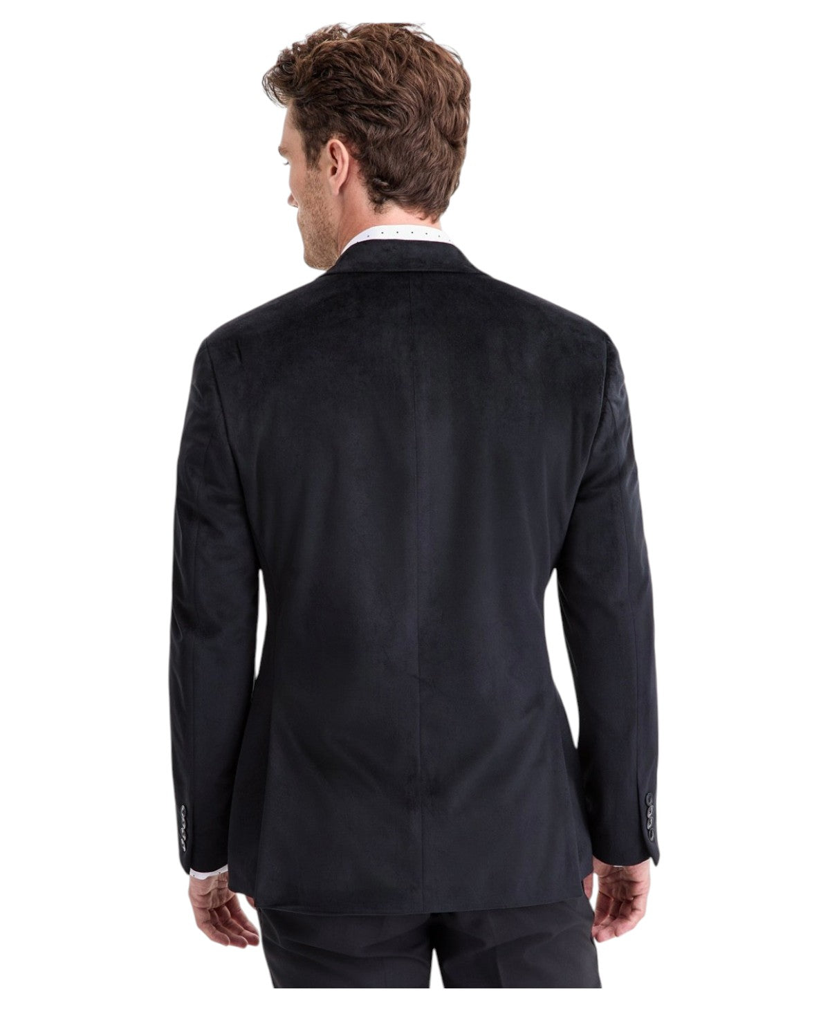 Bar III Mens Slim fit Sport Coat Blazer 40 R Black Solid Stretch