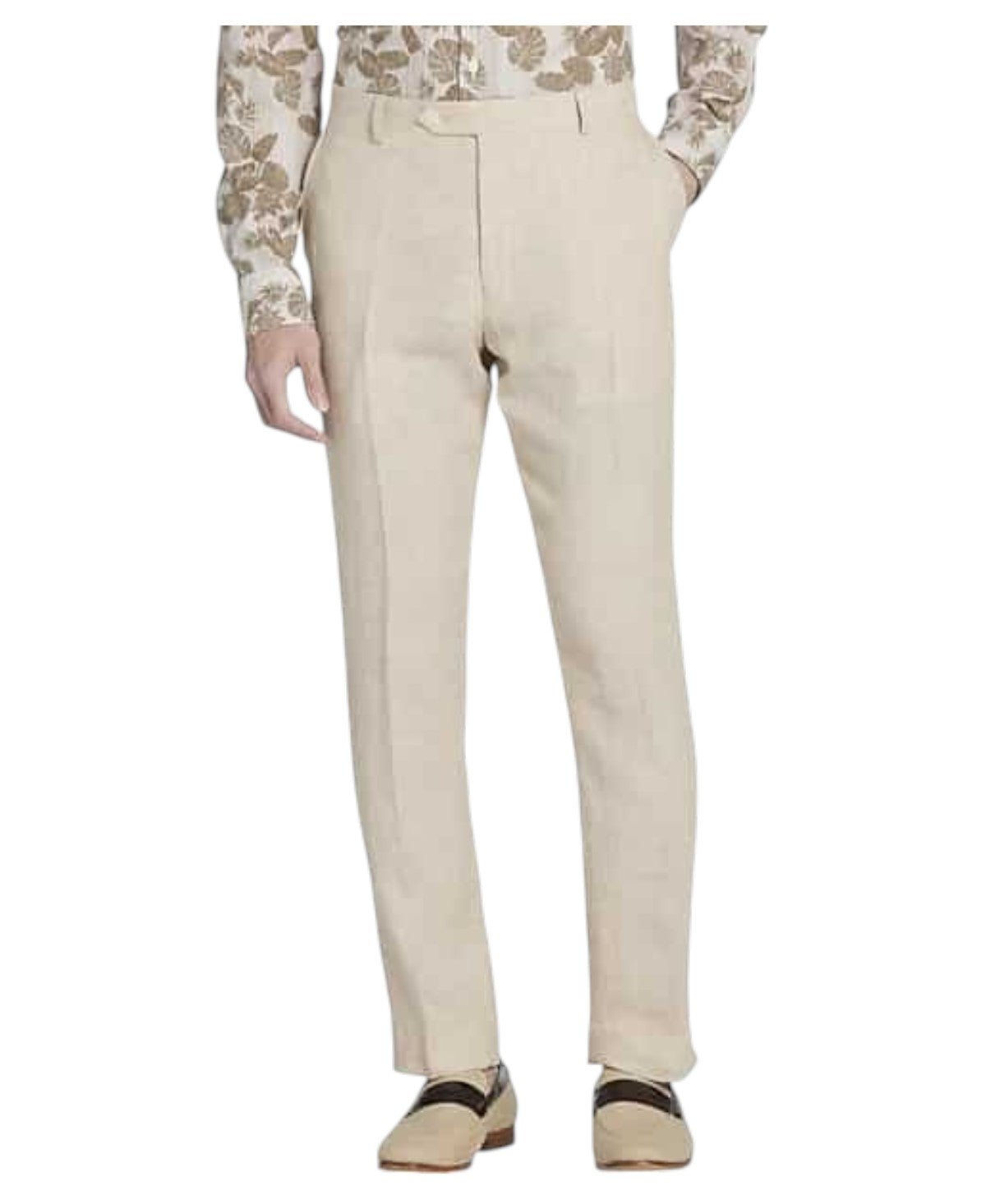 Tommy Hilfiger Mens Modern fit Dress Pants 31 / 30 Beige Solid