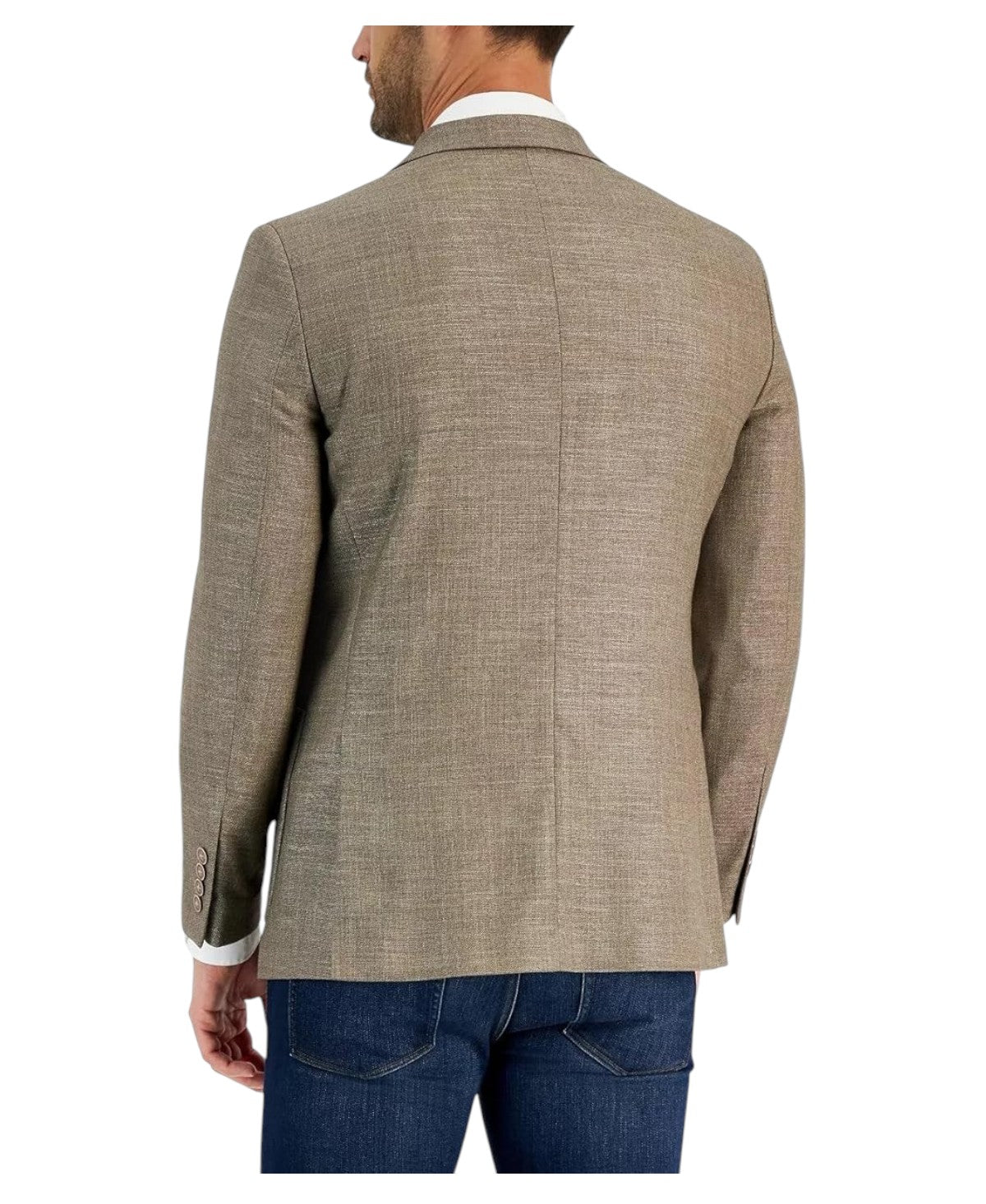 Nautica Mens Modern fit Sport Coat Blazer 42 S Tan Light Brown Solid