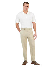 Nautica Mens Modern fit Dress Pants 32 / 32 Beige Solid Linen