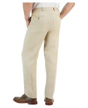 Nautica Mens Modern fit Linen Dress Pants 38 / 30 Beige Solid
