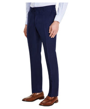 Tommy Hilfiger Mens Modern fit Linen Dress Pants 34 / 30 Navy Blue Solid
