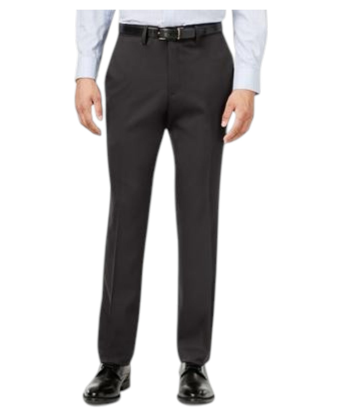 Kenneth Cole Mens Slim fit Dress Pants 31 / 30 Charcoal Gray Solid