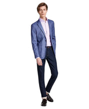 Calvin Klein Mens Slim fit Sport Coat Blazer 40 R Blue Solid Stretch