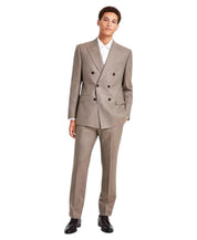Brooks Brothers Mens Classic fit Double Breasted Suit Jacket Blazer 38 R Brown