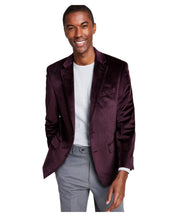 Michael Kors Mens Classic fit Sport Coat Blazer 40 R Burgundy Red Solid