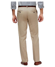 Haggar Mens Straight fit Dress Pants 36 / 34 Beige Solid